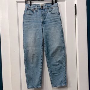 Madewell Balloon Jeans, Size 25